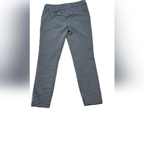 Express Black & White Columnist Checked Pants - Picture 2 of 8